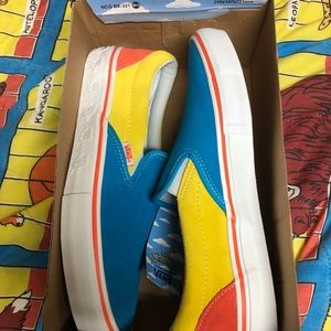 Vans x Simpsons “Bart” Slip-ons Size 11